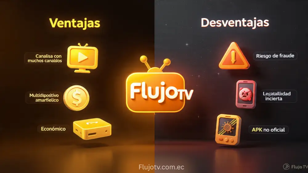 flujo tv Ventajas y desventajas objetivas