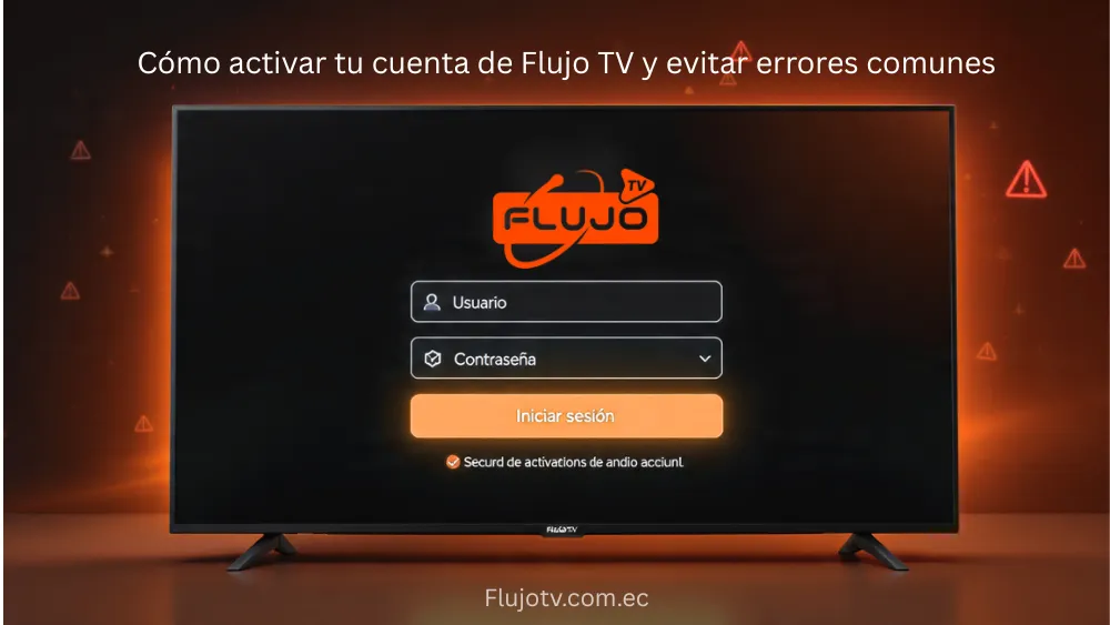 Cómo activar tu cuenta de Flujo TV y evitar errores comunes