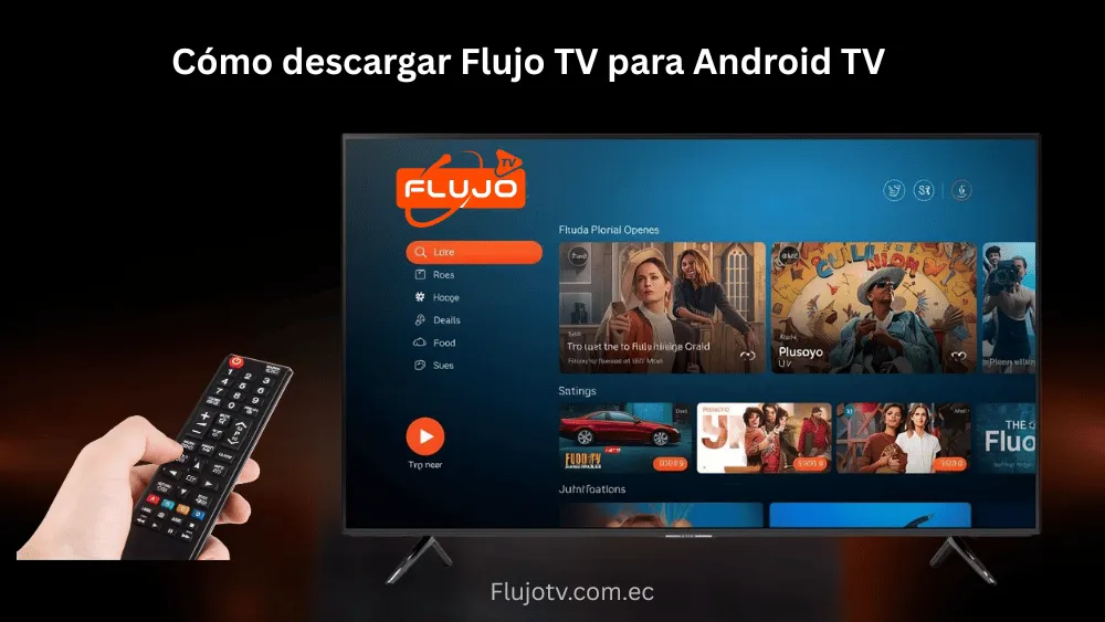Cómo descargar Flujo TV para Android TV smart tv